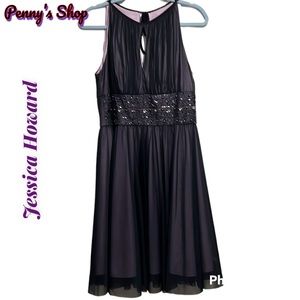Size 8 Jessica Howard purple dress